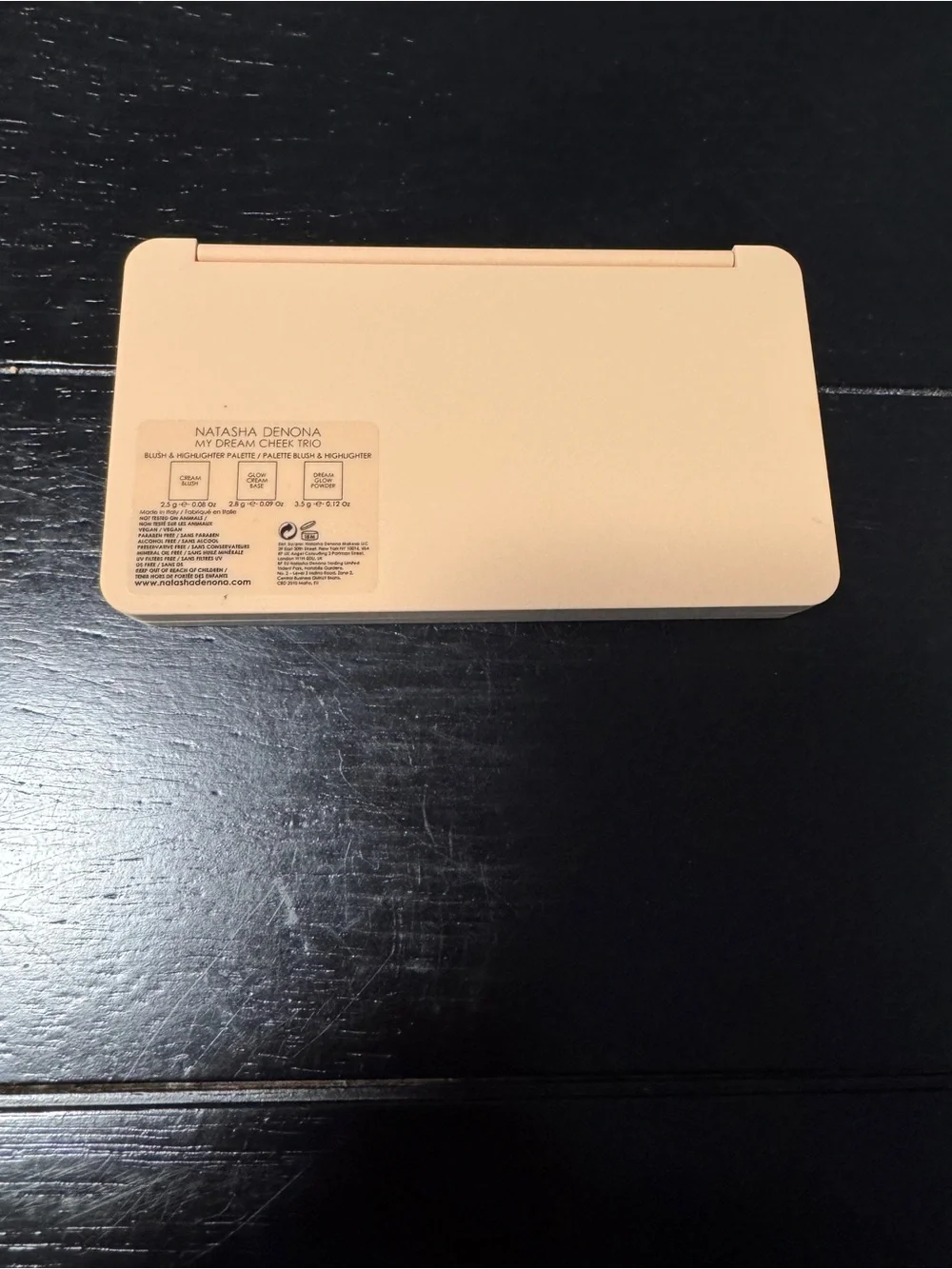 Natasha Denona My Dream Cheek Trio blush and highlighter palette